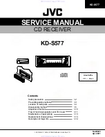 JVC KD-S577 Service Manual предпросмотр