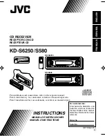 JVC KD-S580 Instructions Manual preview