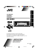 JVC KD-S6060 Instructions Manual предпросмотр