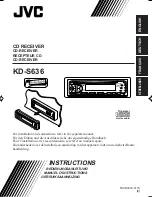 JVC KD-S636 Instructions Manual preview