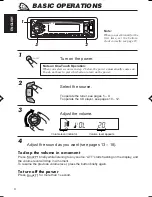 Preview for 4 page of JVC KD-S675 Instructions Manual