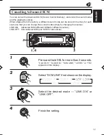 Предварительный просмотр 17 страницы JVC KD-S675 Instructions Manual