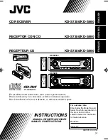 Preview for 1 page of JVC KD-S690 Instructions Manual