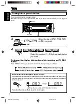 Предварительный просмотр 8 страницы JVC KD-S70R Instructions Manual