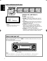 Предварительный просмотр 2 страницы JVC KD-S711R Instructions Manual