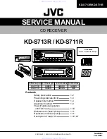 Предварительный просмотр 1 страницы JVC KD-S711R Service Manual