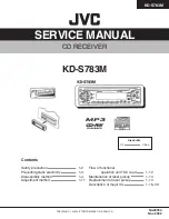 JVC KD-S783M Service Manual предпросмотр