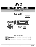 Предварительный просмотр 35 страницы JVC KD-S785 Service Manual