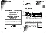 JVC KD-S88BT Instructions Manual preview