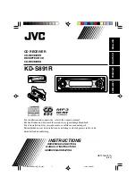 Предварительный просмотр 1 страницы JVC KD-S891R Instructions Manual