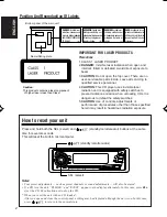 Предварительный просмотр 2 страницы JVC KD-S9K Instructions Manual