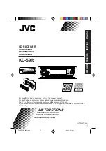 JVC KD-S9R Instructions Manual предпросмотр