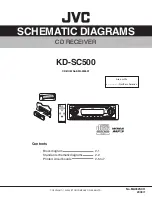 Предварительный просмотр 1 страницы JVC KD-SC500 Schematic Diagrams