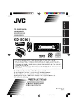 JVC KD-SC601 Instructions Manual предпросмотр