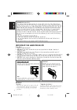 Preview for 2 page of JVC KD-SH55 Instructions Manual