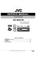 Предварительный просмотр 1 страницы JVC KD-SH9105 Service Manual