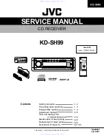 Предварительный просмотр 1 страницы JVC KD-SH99 Service Manual