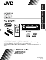 Предварительный просмотр 1 страницы JVC KD-SH99R Instructions Manual