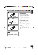 Предварительный просмотр 5 страницы JVC KD-SHX705 Instructions Manual