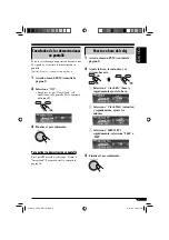 Предварительный просмотр 9 страницы JVC KD-SHX751 (Spanish) Manual De Instrucciones