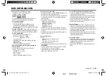 Предварительный просмотр 29 страницы JVC KD-SR40 Instruction Manual