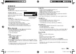 Предварительный просмотр 27 страницы JVC KD-SR82BT Instruction Manual