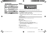 Предварительный просмотр 9 страницы JVC KD-SR83BT Instruction Manual