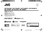 Предварительный просмотр 1 страницы JVC KD-SR85BT Instruction Manual