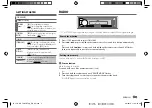 Предварительный просмотр 9 страницы JVC KD-SR85BT Instruction Manual