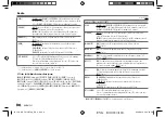 Preview for 12 page of JVC KD-SR86BT Instruction Manual