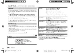 Preview for 22 page of JVC KD-SR86BT Instruction Manual