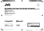 JVC KD-SR87BT Instruction Manual предпросмотр