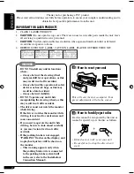 Предварительный просмотр 2 страницы JVC KD-SV3105 Instructions Manual