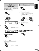 Предварительный просмотр 9 страницы JVC KD-SV3105 Instructions Manual