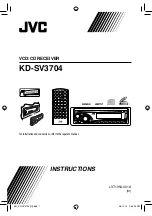 JVC KD-SV3704 Instructions Manual preview