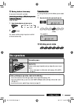 Предварительный просмотр 9 страницы JVC KD-SV3704 Instructions Manual