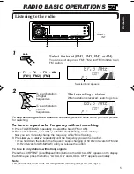 Предварительный просмотр 5 страницы JVC KD-SX1000R Instructions Manual