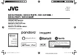 Preview for 1 page of JVC KD-SX26BT Instruction Manual