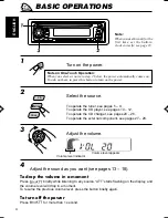 Preview for 4 page of JVC KD-SX650 Instructions Manual