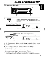 Preview for 5 page of JVC KD-SX650 Instructions Manual