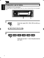 Preview for 8 page of JVC KD-SX650 Instructions Manual