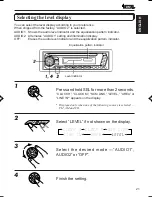 Preview for 21 page of JVC KD-SX650 Instructions Manual