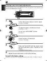 Preview for 18 page of JVC KD-SX750 Instructions Manual