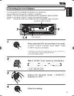 Preview for 21 page of JVC KD-SX750 Instructions Manual