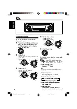 Предварительный просмотр 6 страницы JVC KD-SX841R Instructions Manual