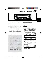 Предварительный просмотр 67 страницы JVC KD-SX841R Instructions Manual