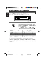 Предварительный просмотр 22 страницы JVC KD-SX855R Instruction Manual