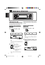 Preview for 8 page of JVC KD-SX911R Instructions Manual