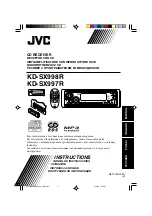 Preview for 1 page of JVC KD-SX997R (Spanish) Manual De Instrucciones