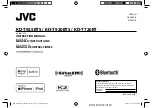 Предварительный просмотр 1 страницы JVC KD-T720BT Instruction Manual